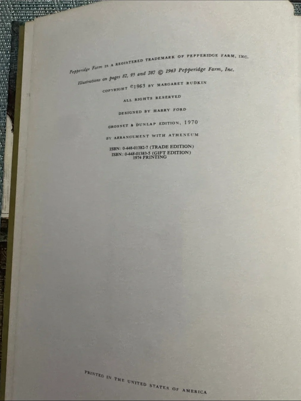 VINTAGE  The Margaret Rudkin Pepperidge Farm Cookbook - 1963